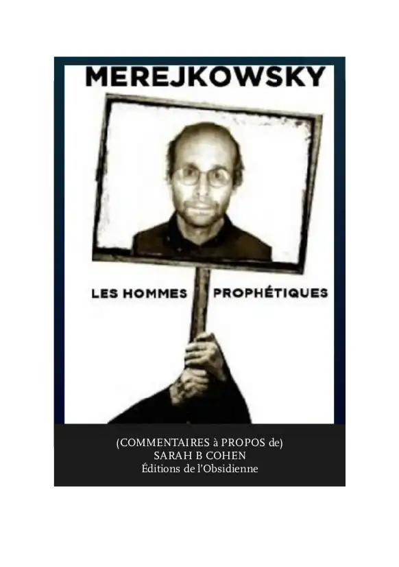 Commentaires à propos de, Sarah B. Cohen (PDF) Commentaires à propos de, Sarah B. Cohen (PDF)