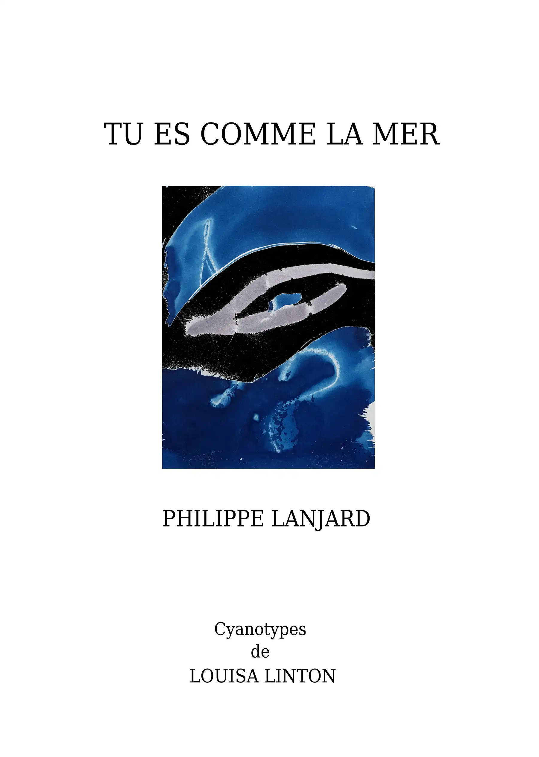 Tu es comme la mer Tu es comme la mer